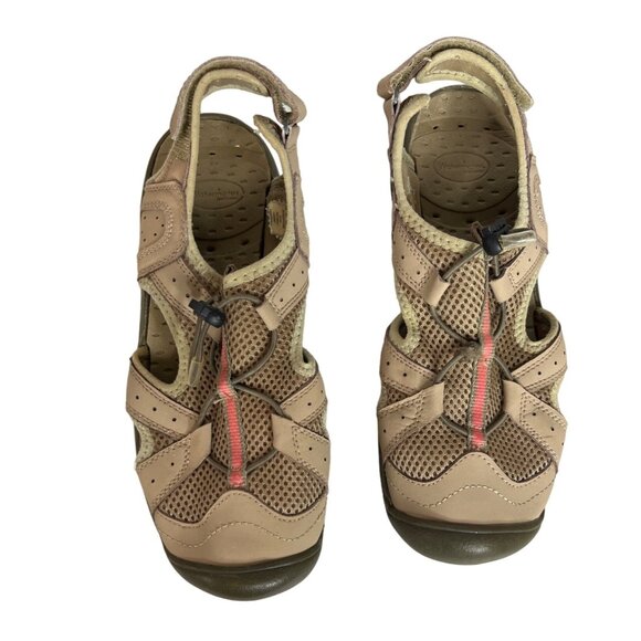 Watermates Closed Toe Sandal Womens 9M Beige Pink Summer - Picture 4 of 11